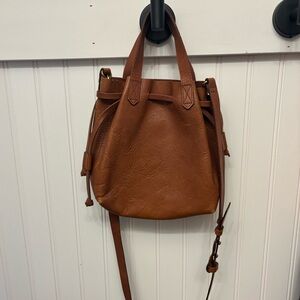 Madewell Brown Leather Women's small tote bag